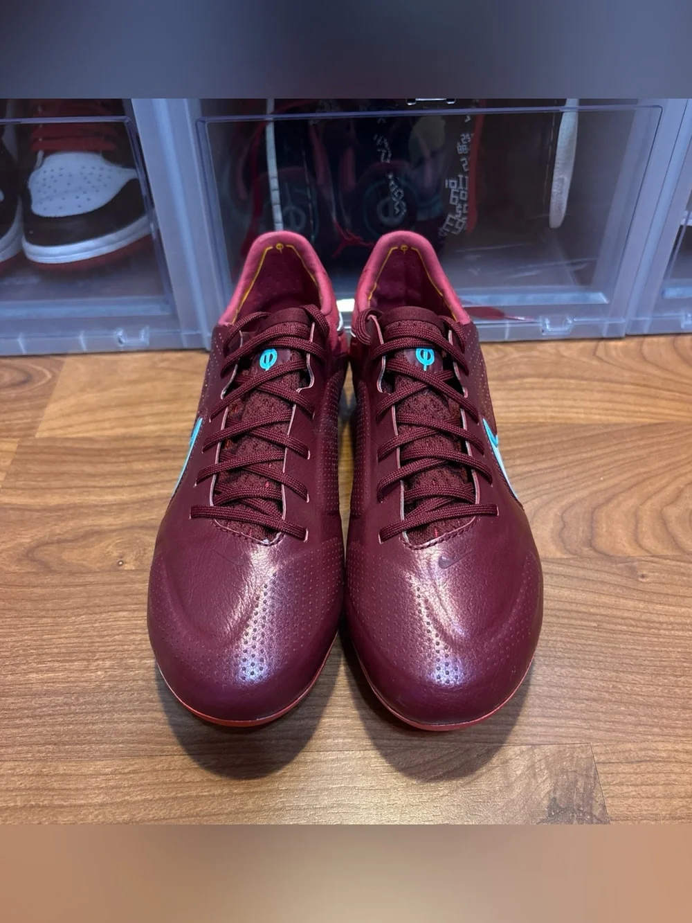 Nike Tiempo Legend 9 Elite SG Pro DJ8039-617 TeamRed Kangaroo Soccer Cleat Sz 7M